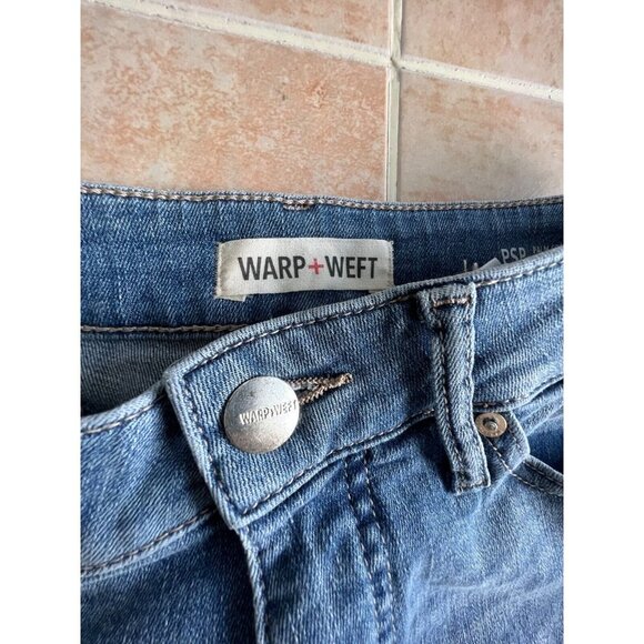 Warp + Weft jeans PSP  Palm Springs Crop Bootcut size 2/26 - Picture 7 of 12